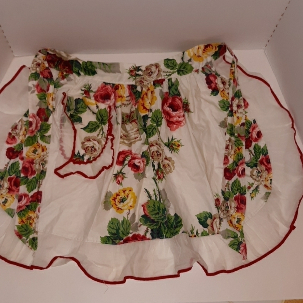 Vintage homemade apron farmhouse shabby chic grandma granny 👵